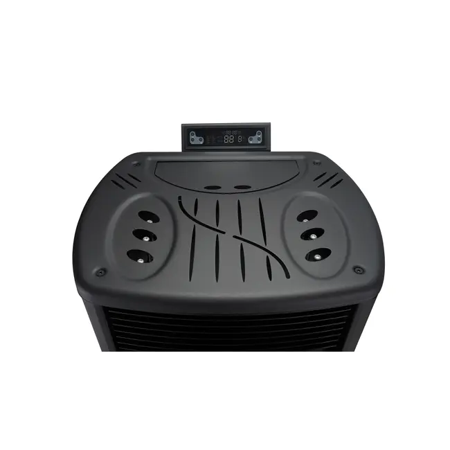 Quality Heating Pelletkachel - 9,9 kW - voor 80-100 m2 - 5 niveaus - timer - CR9  - dubbele deur