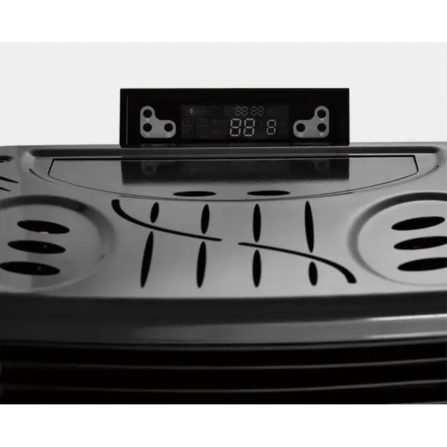 Quality Heating Poêle à granulés - 9,9 kW - pour 80-100 m² - 5 niveaux - minuterie - CR9 - double porte