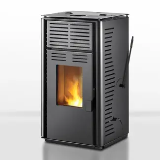 Quality Heating Poêle à granulés - 7 kW - pour 40-60 m² - 5 niveaux - Non électrique - MN-1