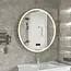 Bella Mirror Smart spiegel rond 80cm gouden frame met led verlichting, anti-condens en wifi
