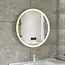 Bella Mirror Smart spiegel rond 80cm gouden frame met led verlichting, anti-condens en wifi