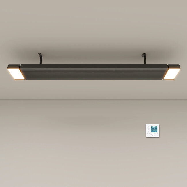 Chauffage infrarouge Led GlowBeam Wifi avec télécommande