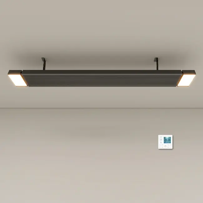 Chauffage infrarouge Led GlowBeam Wifi avec télécommande