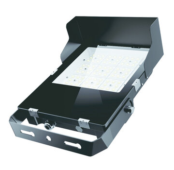 Lumev Premium Fluter 150W IP66 150lm/W - mit Visor