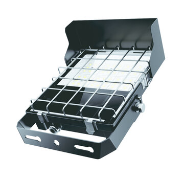 Lumev Premium Fluter 100W IP66 150lm/W IK10