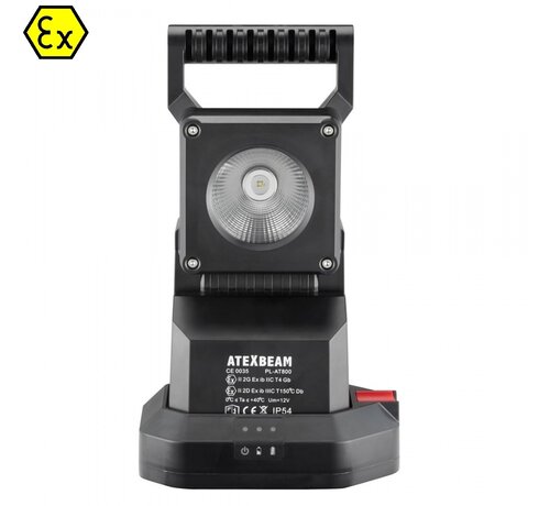 Atex Handlampe mit Akku - 3W | PL-AT800-A