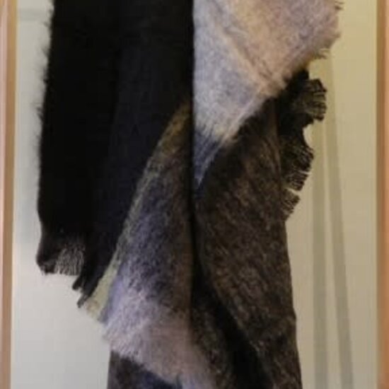 Masterweave mohair plaid arctic