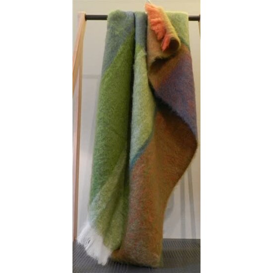 Masterweave mohair plaid garden