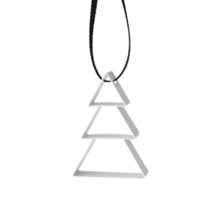 stelton figura kersthanger dennenboom wit