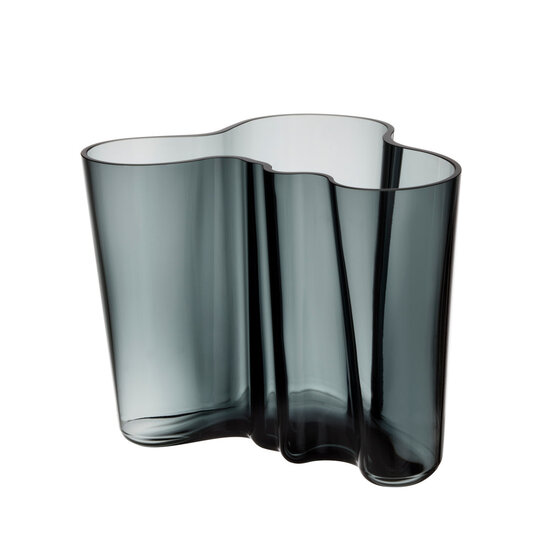 Iittala iittala aalto vase 160mm dark grey