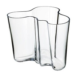 iittala aalto vase 160mm clear