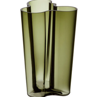 iittala aalto vase 251mm moss green