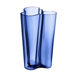 iittala aalto vase 251mm ultramarine blue