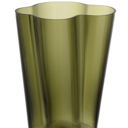 iittala aalto vase 270mm moss green