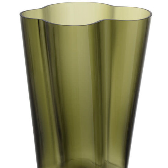 Iittala iittala aalto vase 270mm moss green