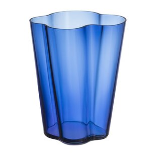 iittala aalto vase 270mm ultramarine blue
