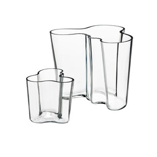 alvar aalto vaas set 160mm + 95mm helder