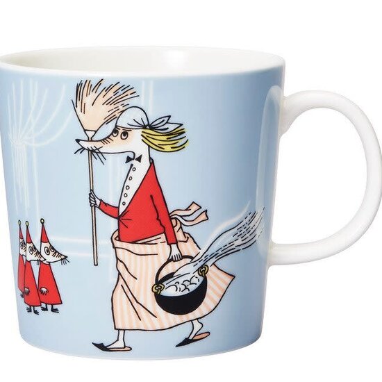 arabia moomin mok fillyjonk grijs