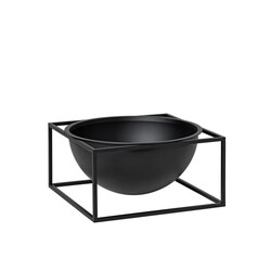 by Lassen kubus bowl centerpiece klein zwart