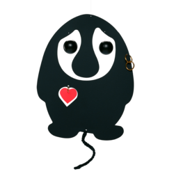 flensted mobiles puffing-troll zwart