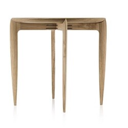 Fritz Hansen tray table eik/oak (Ø 45cm) hoogte 42cm