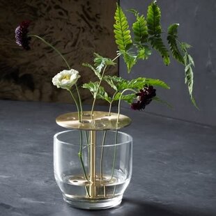 Fritz Hansen vaas ikebana small brass