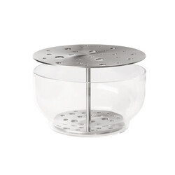 Fritz Hansen vaas ikebana  large stainless steel