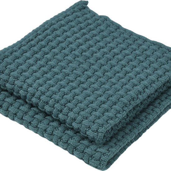 Georg Jensen Damask Georg Jensen Damask katoenen vaatdoekje (set van 2) hav