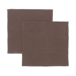 Georg Jensen Damask katoenen vaatdoekje (set van 2) original weave walnut