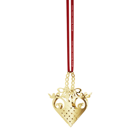 Georg Jensen Georg Jensen jaarstuk 1992/2022 Robin's nest goud