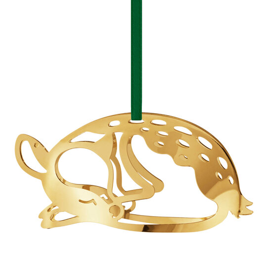 Georg Jensen Georg Jensen kersthanger hert goud 2023