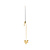Georg Jensen Georg Jensen kerstboomhanger strik goud 2021