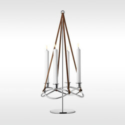 Georg Jensen season kandelaar extensie mirror glanzend