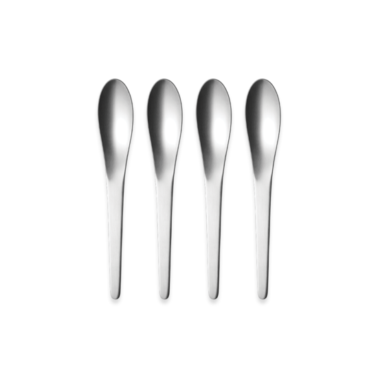 Georg Jensen theelepels large Arne Jacobsen 4 st.