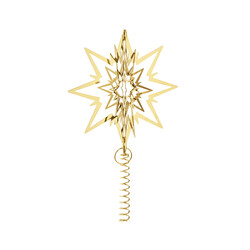 Georg Jensen top star/piek goud groot
