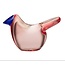 Iittala Birds by Toikka Flycatcher 95x60mm salmon pink-blue