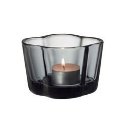 iittala aalto tealight candleholder 60mm grey