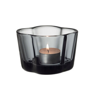 iittala aalto tealight candleholder 60mm grey