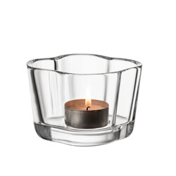 iittala aalto tealight candleholder 60mm clear