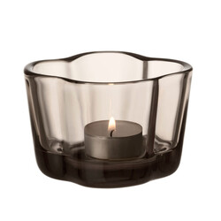 iittala aalto tealight candleholder 60mm linen