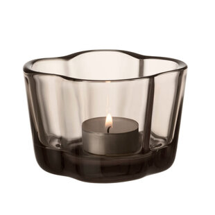 iittala aalto tealight candleholder 60mm linen