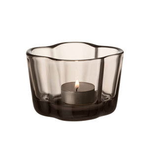 iittala aalto tealight candleholder 60mm linen