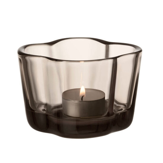 Iittala iittala aalto tealight candleholder 60mm linen