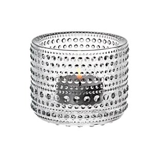 iittala kastehelmi candleholder 64 mm clear