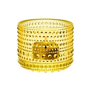iittala kastehelmi  candleholder 64mm lemon