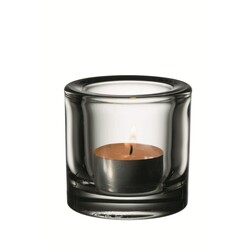iittala kivi tealight candleholder 60mm clear