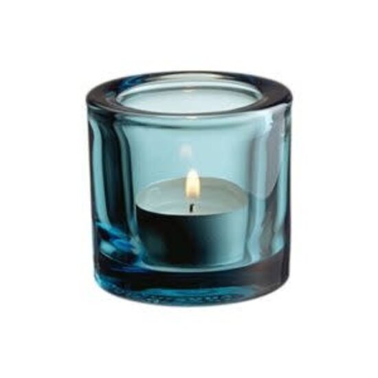 Iittala iittala kivi candleholder 60mm sea blue