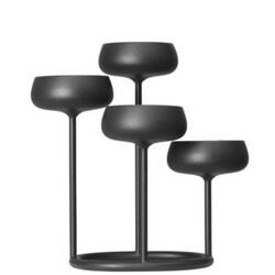 Iittala Nappula candelabra 251x263cm dark grey