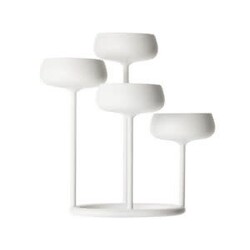 iittala Nappula candelabra 251x263mm white