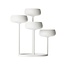 Nappula candelabra 251x263mm white